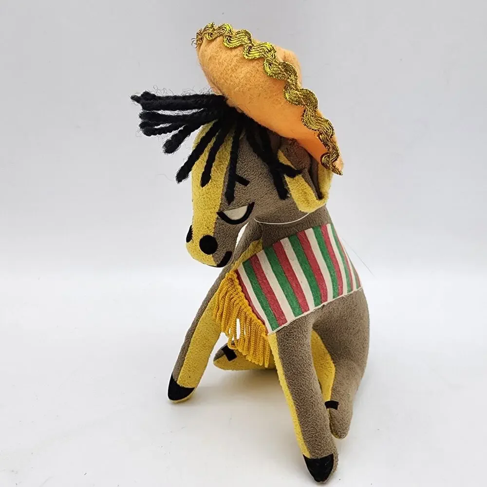 Vintage Dakin Dream Pets Pancho Donkey Mule Plush 7